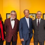 Mme Line Ouellet, M. John R. Porter, M. Pierre Lassonde, M. Yvon Charest et Mme Annie Talbot